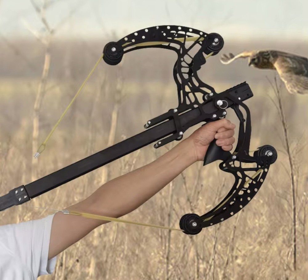 Ball Bearing Bow, Compound Bow Set That Shoots Steel Balls, Right Handed Hunt…