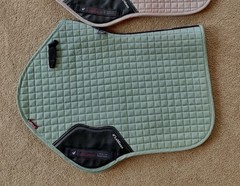 LeMieux Large CC Close Contact Suede Saddle Pad Sage Discontinued Color