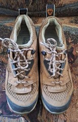 Ariat Shoes Womens 6B Nubuck Terrain Hot Weather Mesh Riding Shoe Brown 72024