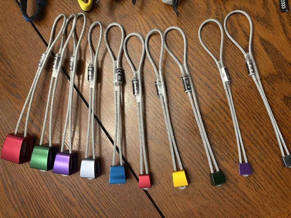 Black Diamond Stopper Aluminum Wired Nut Set, Assorted Sizes Climbing Nuts