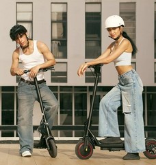 Folding Electric scooter with turn lights E-scooter 19mph max speed 20 miles