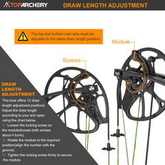 30-70LB Camo Archery Hunting Compound Bow for Adult Right Hand 310FPS Shooting