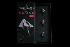 Annihilator Broadheads Katana 100 Grain Standard 3 Pack Right Bevel New