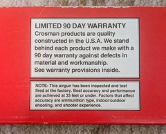 Vintage Crosman Model # 760-D Pumpmaster Air Rifle Tested Works Great! With Box