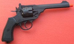 Well CO2 Powered British Webley Top-Break Revolver Metal Airsoft gun