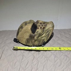Skull villain style all terrain camouflage pattern tanbrown dark honeycomb TPU