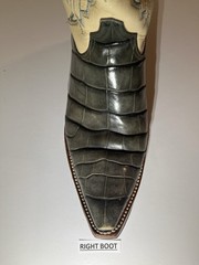 Black Jack Hand Made (USA) American Alligator Boots 8.5D
