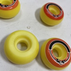 SCR Aggressive 4-pack 48mm 102A Skater Freestyle Inline Wheels NEW vintage