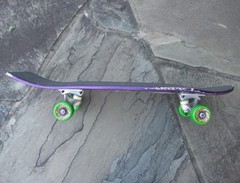 Santa Cruz Keith Meek Slasher Retro Reissue Purple Skateboard Complete Deck READ