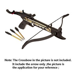 50X Aluminium Crossbow Bolts Arrows 6.5″ for 50 & 80 lb Pistol Crossbow Archery