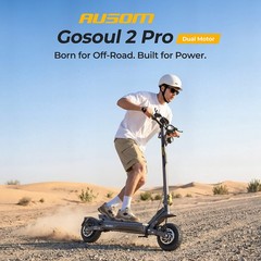 Ausom Gosoul 2 Pro Electric Scooter Dual Motor 48V 18Ah 1400W*2 E-Scooter&E-bike
