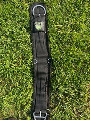 17 ABETTA Light Weight Western Trail Saddle with pad, girth, and stirrups.