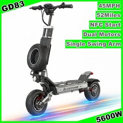 5000W Electric Scooter for Adults 55Miles 50MPH Off-Road Tire Fast E-Scooter NFC