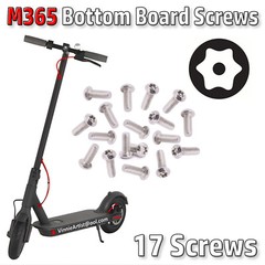17 Tamper Proof Bottom Board Screw M365 Scooter Battery Cover Security Star Torx
