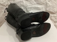 Ariat Black Leather Riding Equestrian Boots Women’s Sz 8.5 Wide Calf