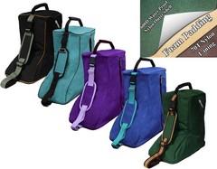 Nylon Padded Western Boot Bag with Rubber Grip for Equestrian Travel
