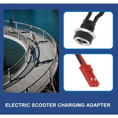 2pcs 2 Pin Electric Scooter Charging Port Cable Length 15cm Coaxial Jack 5.5m…