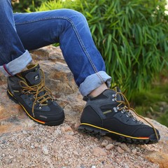 Men Hiking Shoes Waterproof Leather Shoes Climbing & Fishing Shoes New Popular O