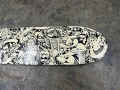 Santa Cruz Jason Jesse Skateboard Deck Veterans Division Shape Bar Scene Unused