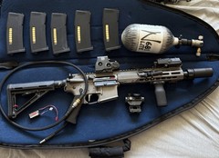 Wolverine Gen 2 Inferno HPA Setup w/ Storm Regulator, Ninja Lite Tank, Line