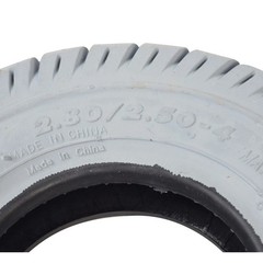 Primo Durotrap Pneumatic Tire with C9210 Tread 4 Ply Mobility Tire Light Gray