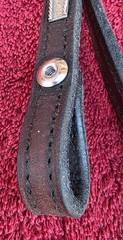 Vintage SIMCO Rope Edge Alpaca Silver Bars Small Cob Pony Show Headstall Bridle