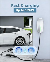 NACS EV Charging Extension Cable for Tesla, 16.4ft 240V 50A 12KW Level 1/2, Comp