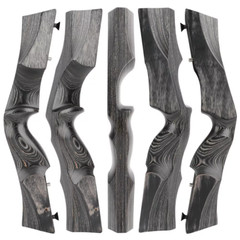 60LBS 60inch Wood Riser Recurve Bow Left-handed Right-handed Hunt Archery Shot