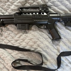 Double Eagle M47 Airsoft Pump Shotgun W/ Strap Up To 350 FPS