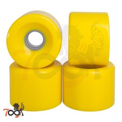 Cal 7 Skateboard Cruiser Yellow Color 70mm 83a Wheel With Bearing