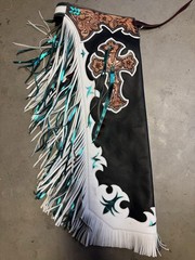 Rodeo Leather Bull Riding Chaps | Western Cowboy Rodeo Gear – Custom Design