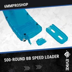 Airsoft – 6mmProShop 500 Round Universal BB Airsoft Speed Loader (Blue)