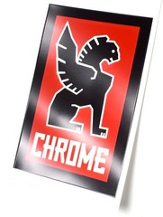 CHROME INDUSTRIES Decal Sticker – Water-Resistant * 3.5 in. x 5.6 in. USA