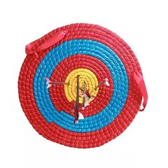 Portable Outdoor Straw Archery Target 50cm Diameter for Shooting Practice