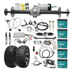 42»Rear Axle 60V 2500W Differential Motor Kit Fr DIY Electric Golf Cart Go Kart