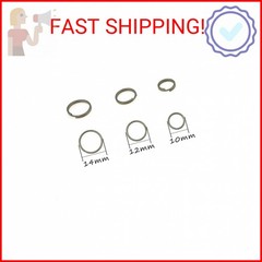 TIKING 10pcs/Lots Titanium Small Split Rings Ti Micro Split Key Ring Keychain ED