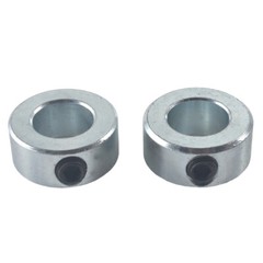 5/8″ Bore Solid Steel Zinc Plated Shaft Collars Set Screw Style (2PCS) NEW