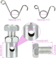 84 Inch Go Kart Throttle Cable Kit Replacement for Coleman KT196 Parts Predator