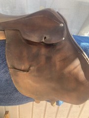 Zaldi Sirocco Leather Saddle Made In Salamanca Spain 17.5”