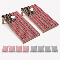 Patriotic All Weather CORNHOLE BEANBAG TOSS GAME Set with Tossing Bags