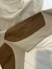 R.J. Classics Gulf Natural Rise Front Zip Breeches – Tan Sz 28