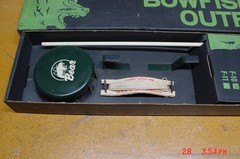 1960s NIB Fred Bear Bow Fishing Outfit No F-10 Original Box Reel Arrow Tip Line