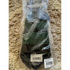 LeMieux Grafter Brushing Boots Hunter Green Size M Horse Leg Protection NWT