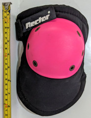 Rector Knee?Elbow Pads Black/Pink RARE Colorway Size Unknown