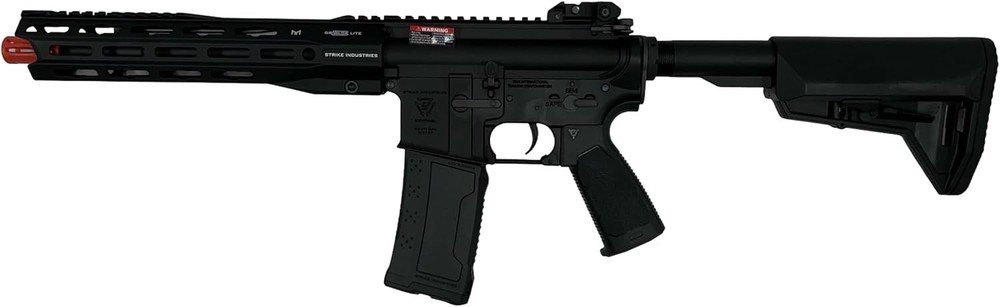 6mmProShop SI Licensed Sentinel M4 Airsoft AEG Rifle (Black / 11″ GRIDLOK LITE )
