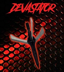 RAVAGE DEVASTAOR Mechanical 3 blade Broadhead 100gr, 3pk 2.5″ Wound Channel