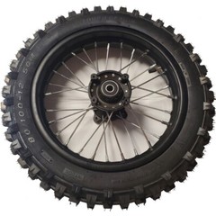 MotoTec Pro Dirt Bike 48v 1600w Replacement Full Rear Wheel 80/100-12