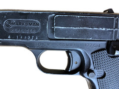 Vintage MARKSMAN REPEATER 4.5mm .177 Cal BB Gun Pistol ALL METAL
