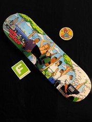RARE SIGNED Nick Tucker Primitive BBQ Party LA Cookout Skateboard Deck AUTOGRAPH