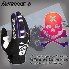 Dirt Bike Motorcycle Gloves – Motocross, Motorbike & ATV Off Road Large Black